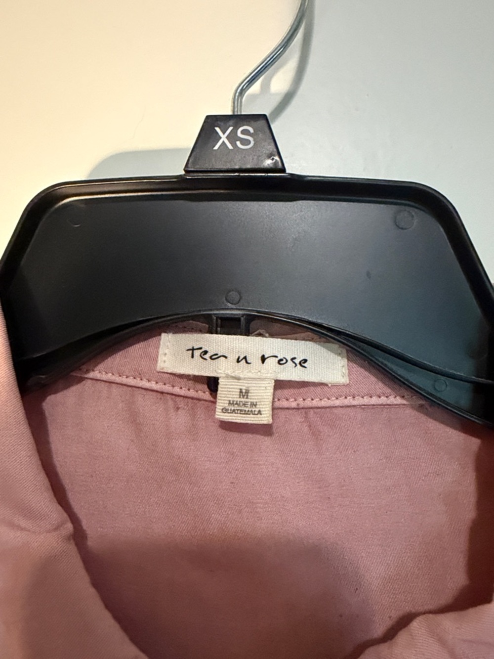 tea n rose Dusty Rose Long Sleeve Button-Down Tunic - Picture 2 of 7
